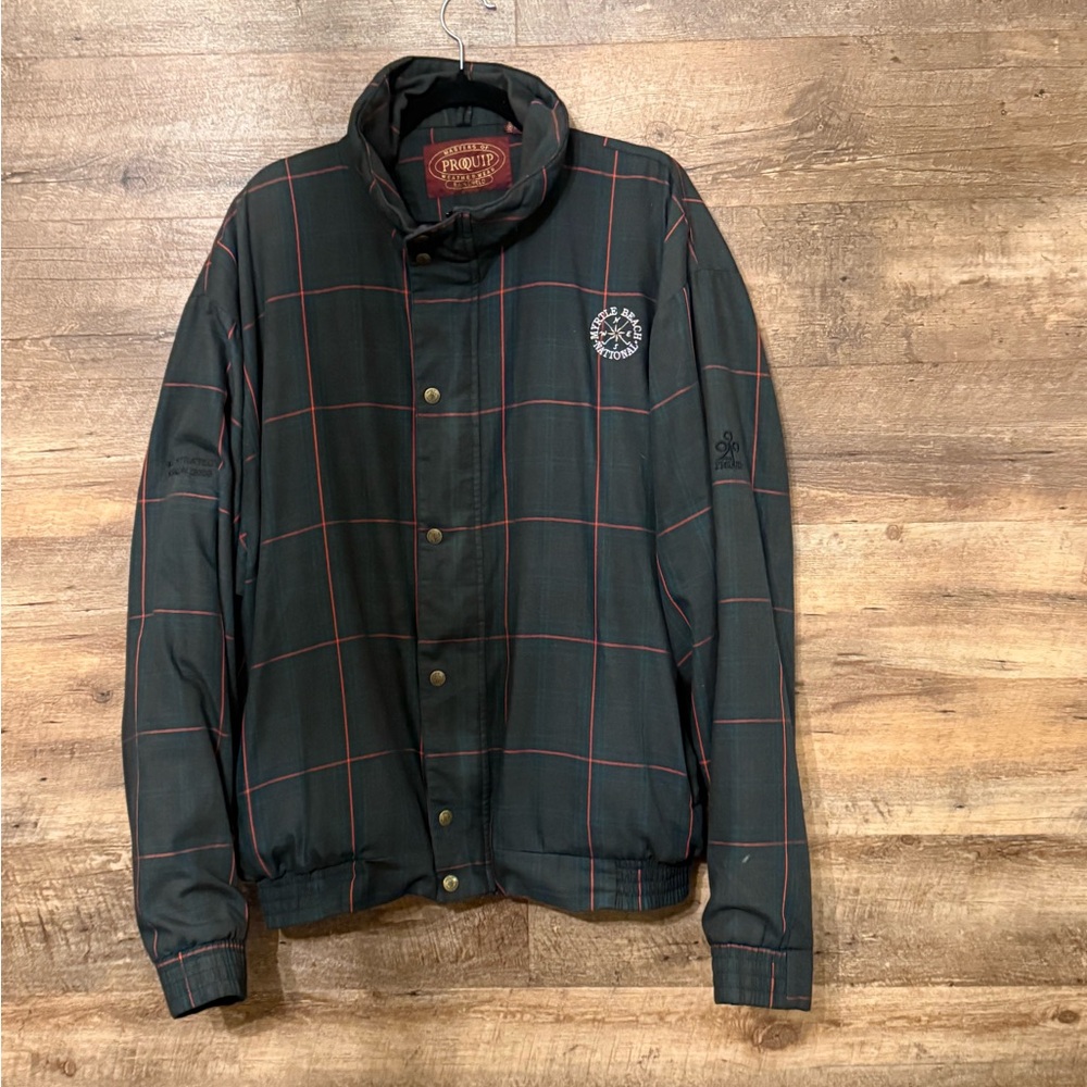 Vintage ProQuip “Rainsheild” Golf Jacket – Myrtle Beach National – XL